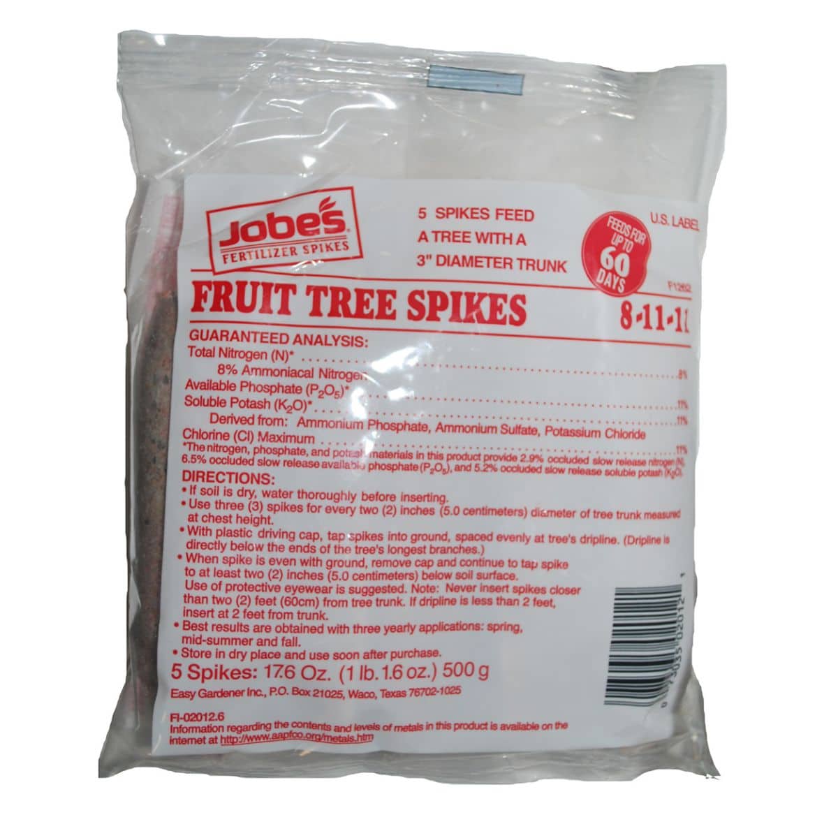 ENGRAIS EN BATON 8-11-11 PQT/5