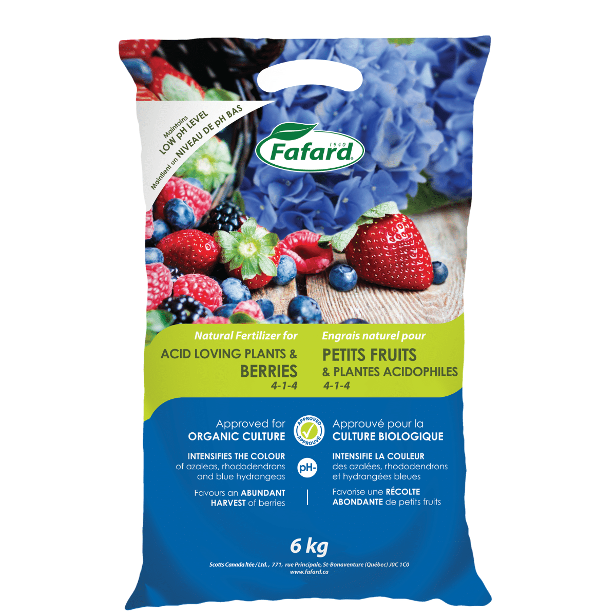 ENGRAIS NATUREL ACIDOPHILE 4-1-4 6KG