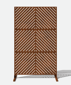 PANNEAU INTIMITE ARROW CORTEN 46X19,75X76″