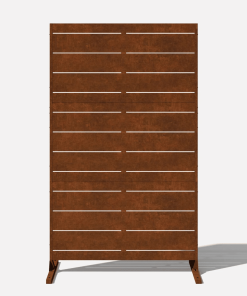 PANNEAU INTIMITE LINEAR CORTEN 46X19,75X76″