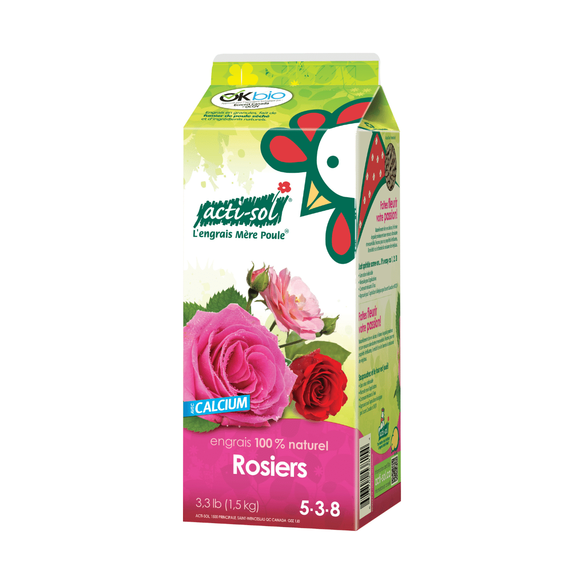 ENGRAIS ACTI-SOL ROSIER 5-3-8 1.5KG