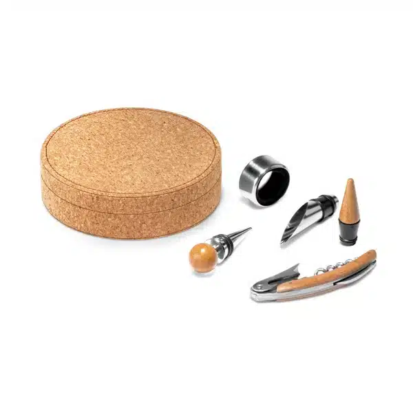 Set de vin en liège pour bundle