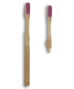 Brosse à Dents à Têtes Interchangeables Mauve – Denti Smile