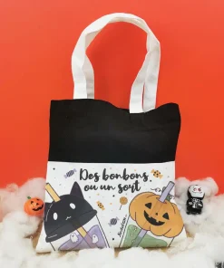 Sac Bonbon Halloween Bubble Tea “Des bonbons ou un sort”