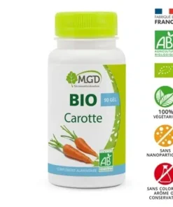 Carotte bio – 90 gélules – MGD