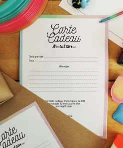 Carte cadeau NostalGift.com à imprimer ou par mail – E-carte cadeau