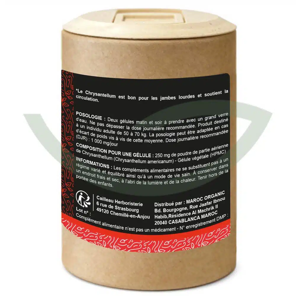 Chrysanthellum partie aérienne – 100 gélules – 250mg – Cailleau – Image 2