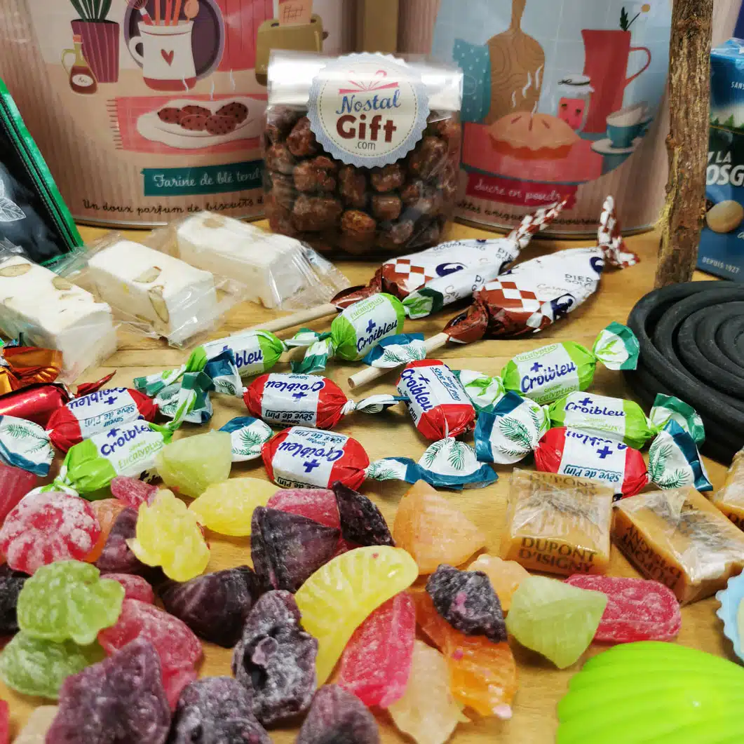 Lot de 2 boîtes “La boîte à sucre de ma mamie” remplie de confiseries d’antan – Image 6