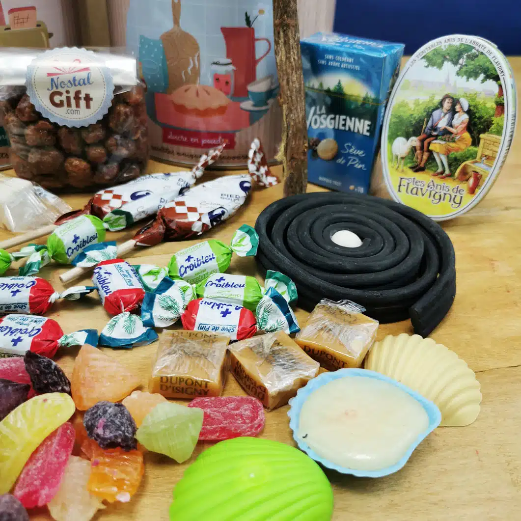 Lot de 2 boîtes “La boîte à sucre de ma mamie” remplie de confiseries d’antan – Image 7