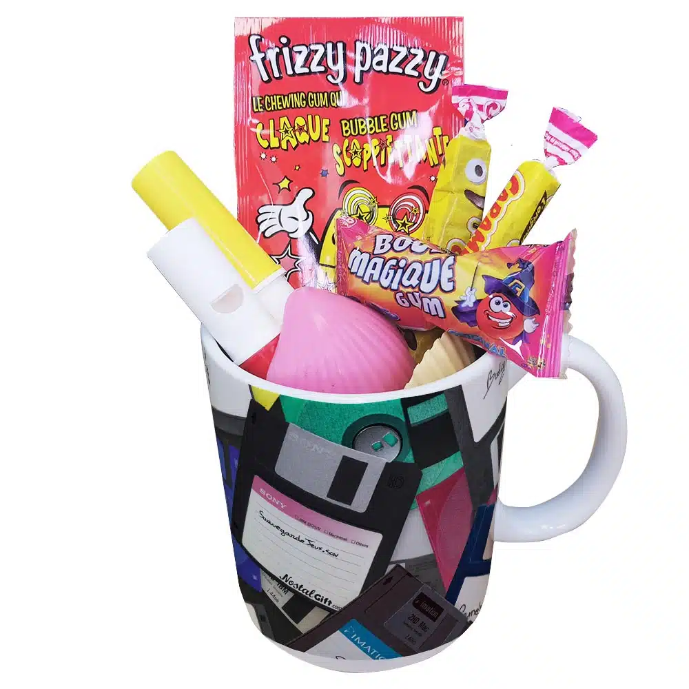 Mug bonbon années 80 de la collection “Disquette” – Image 3