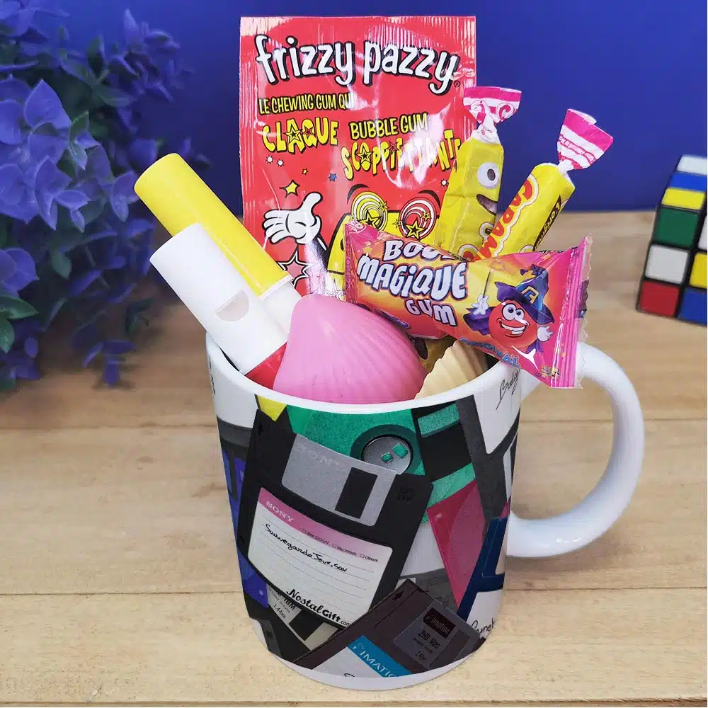 Mug bonbon années 80 de la collection “Disquette” – Image 4