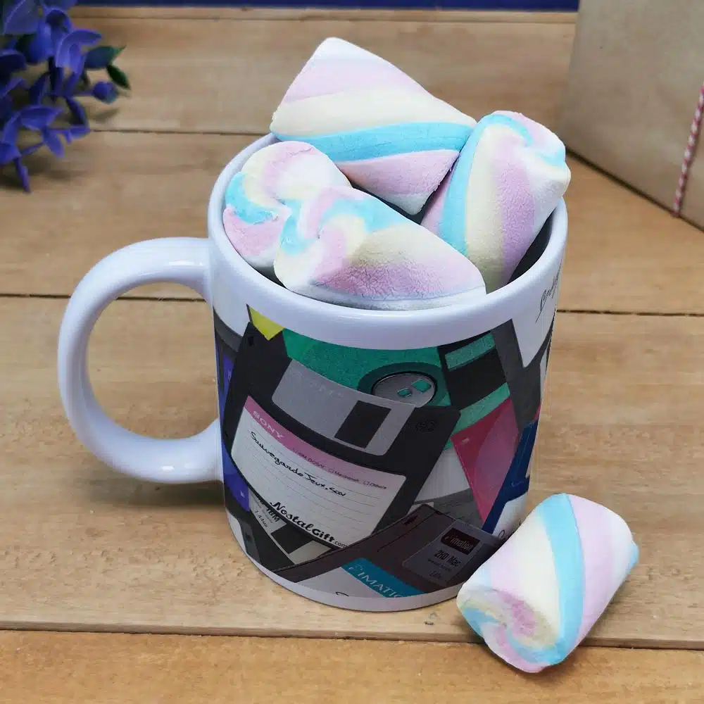 Mug “Disquette” et ses guimauves torsade x5 – Image 4