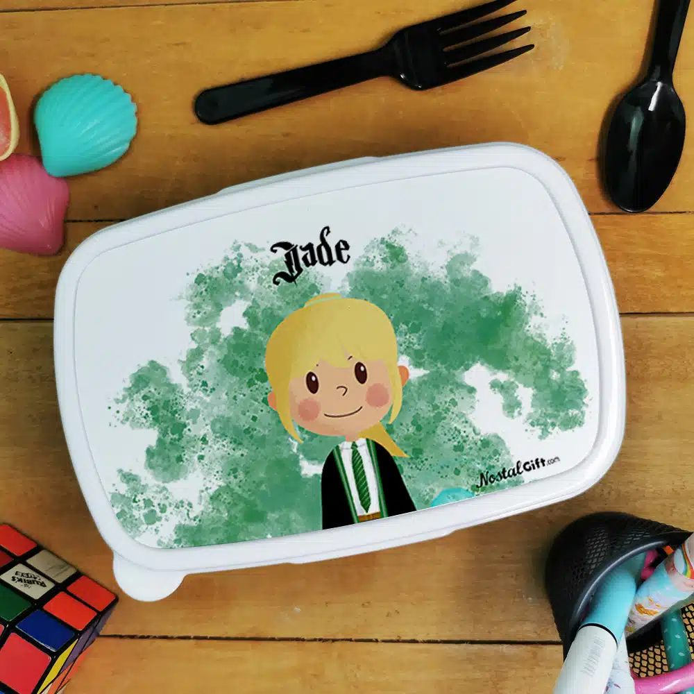 Boîte à goûter & gourde enfant personnalisées Petite sorcière – Image 2