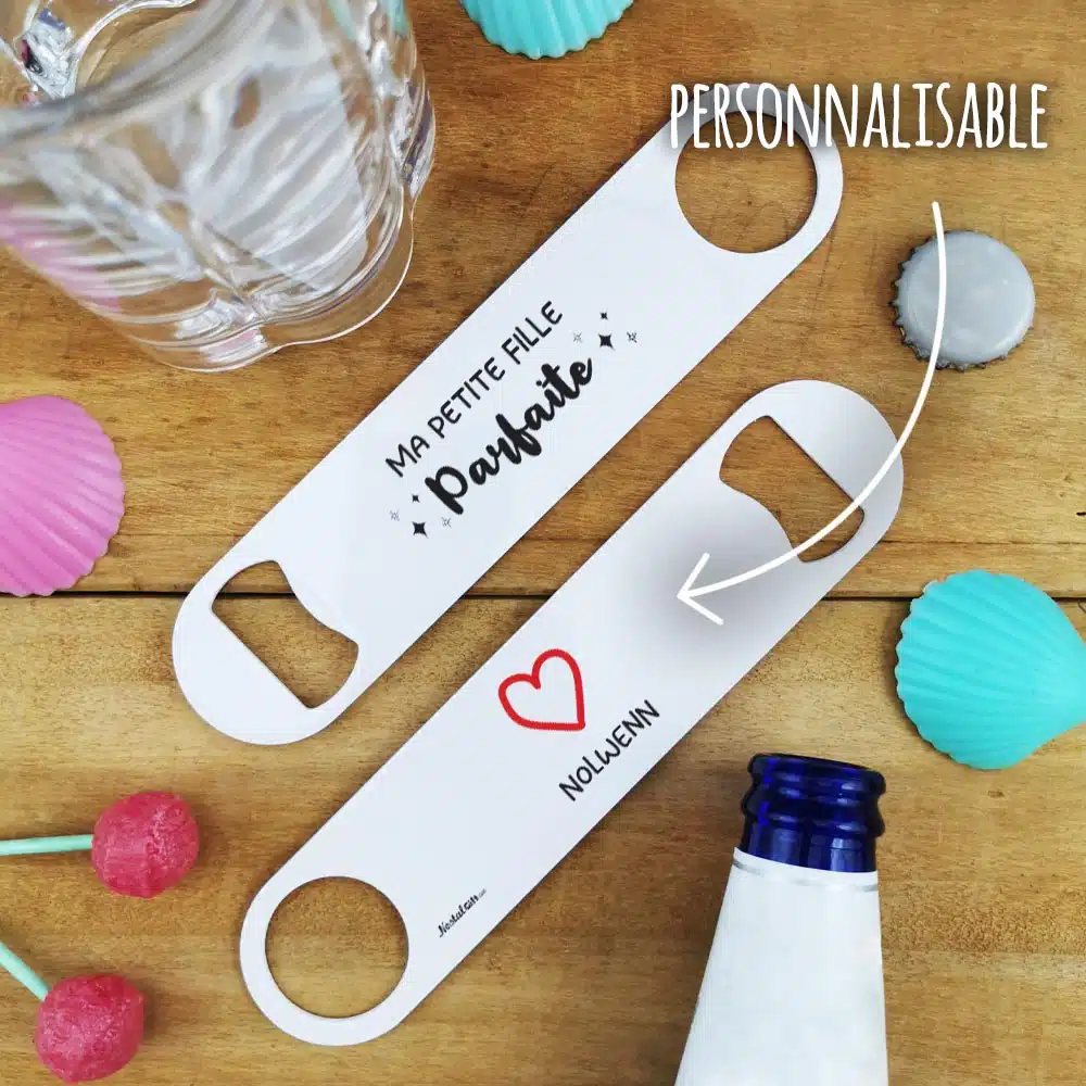 Décapsuleur cuisine “Ma petite fille parfaite”- cadeau mamie, papy personnalisé – Image 2