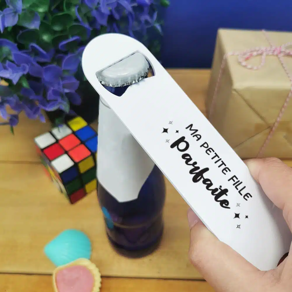 Décapsuleur cuisine “Ma petite fille parfaite”- cadeau mamie, papy personnalisé – Image 4