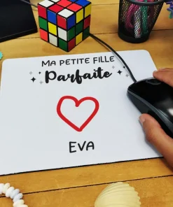 Tapis de souris “Ma petite fille parfaite” – Cadeau parfait pour Papy