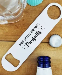 Décapsuleur cuisine “Mes petits enfants parfaits” cadeau mamie, papy personnalisé