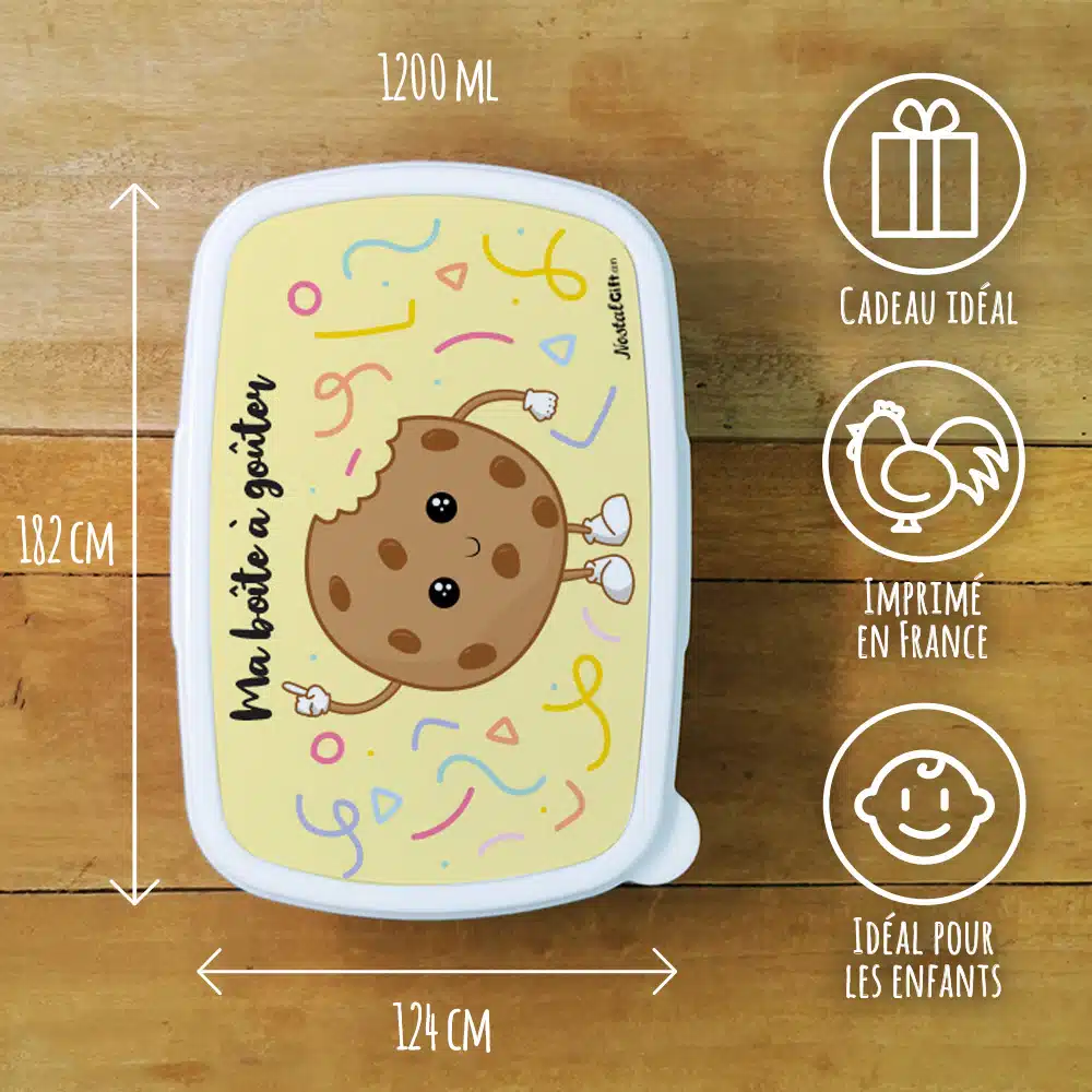 Boîte à goûter enfant – Cookie – Image 2
