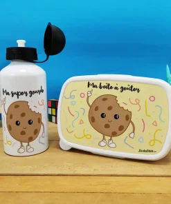 Boîte à goûter & gourde enfant Cookie