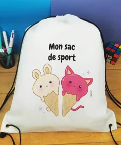 Sac à dos sport : gym, piscine… – Glaces Kawaii