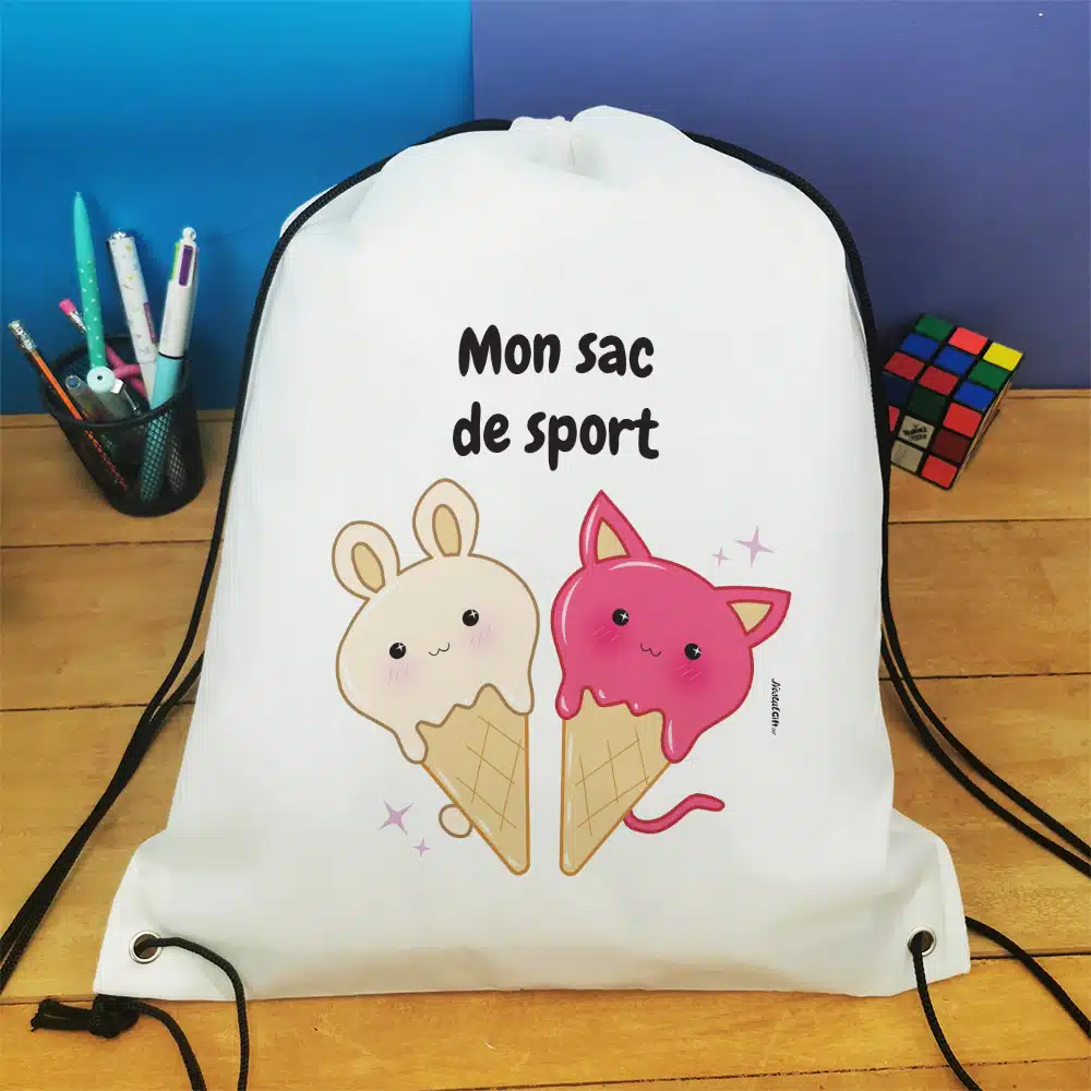 Sac à dos sport : gym, piscine… – Glaces Kawaii