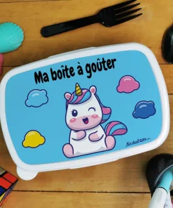 Boîte à goûter enfant – Licorne