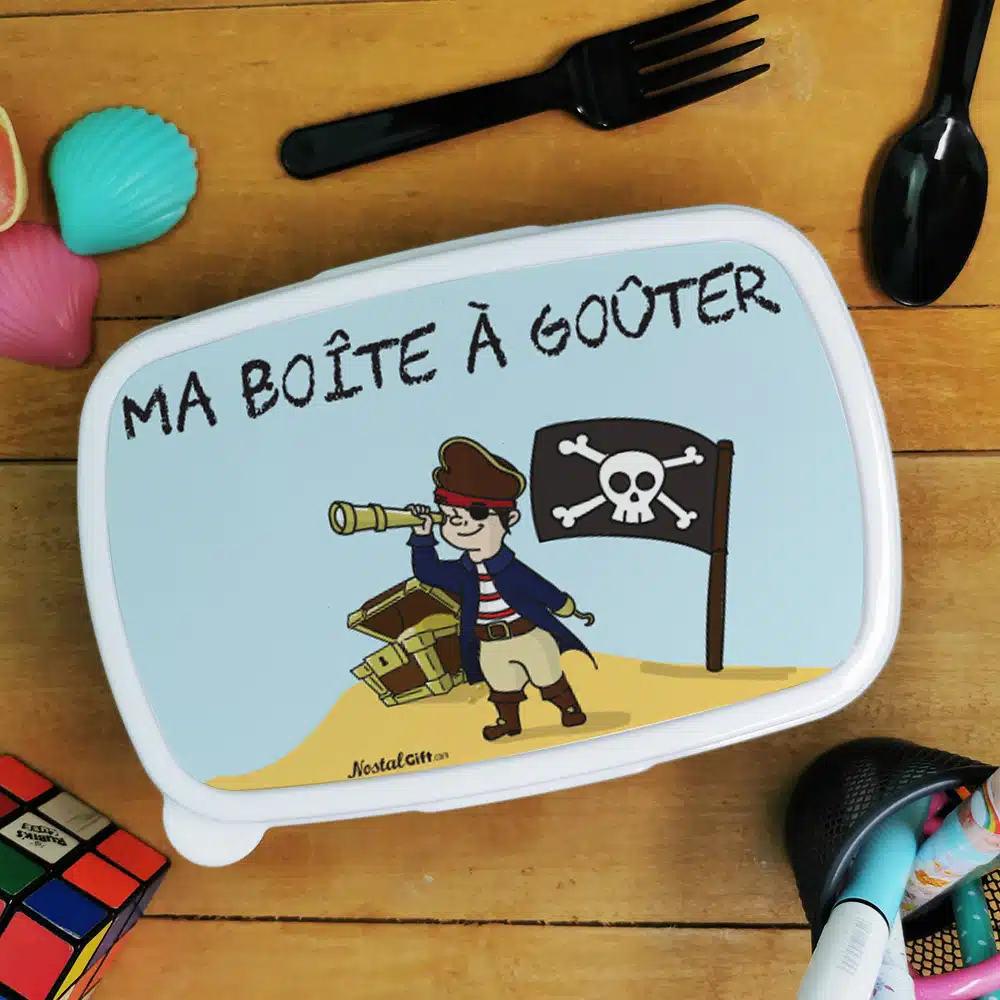 Boîte à goûter & gourde enfant Pirate – Image 2
