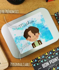 Boîte à bons points personnalisée – Petit écolier – cadeau rentrée pour  garçon