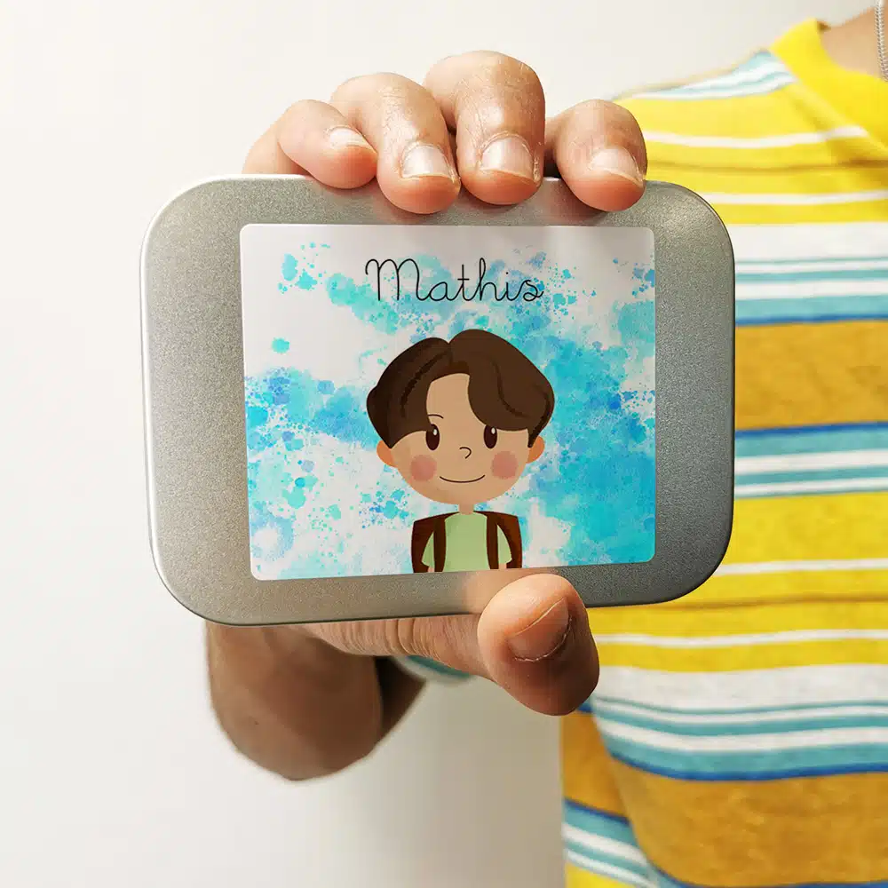 Boîte à bons points personnalisée – Petit écolier – cadeau rentrée pour garçon – Image 4