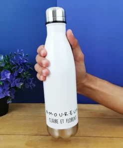 Bouteille isotherme 500ml personnalisé “AMOUREUX”
