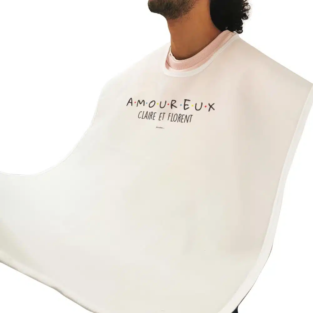 Tablier à barbe “AMOUREUX” personnalisé – Image 4