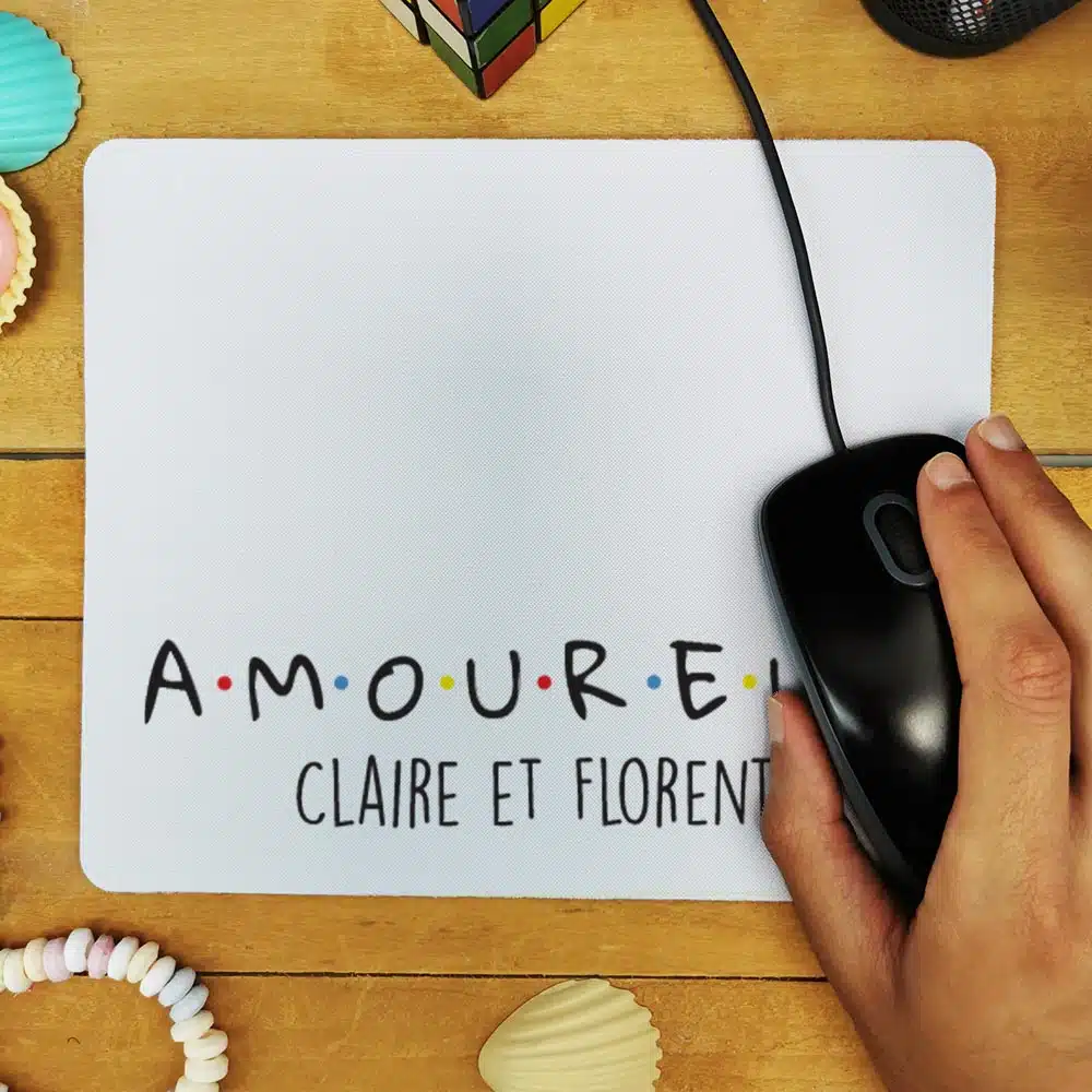 Tapis de souris personnalisé “A.M.O.U.R.E.U.X” – Image 4