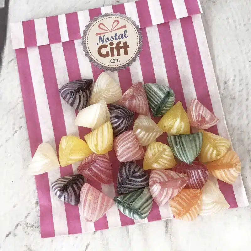 Berlingots provençaux rayés goût fruits – 100g