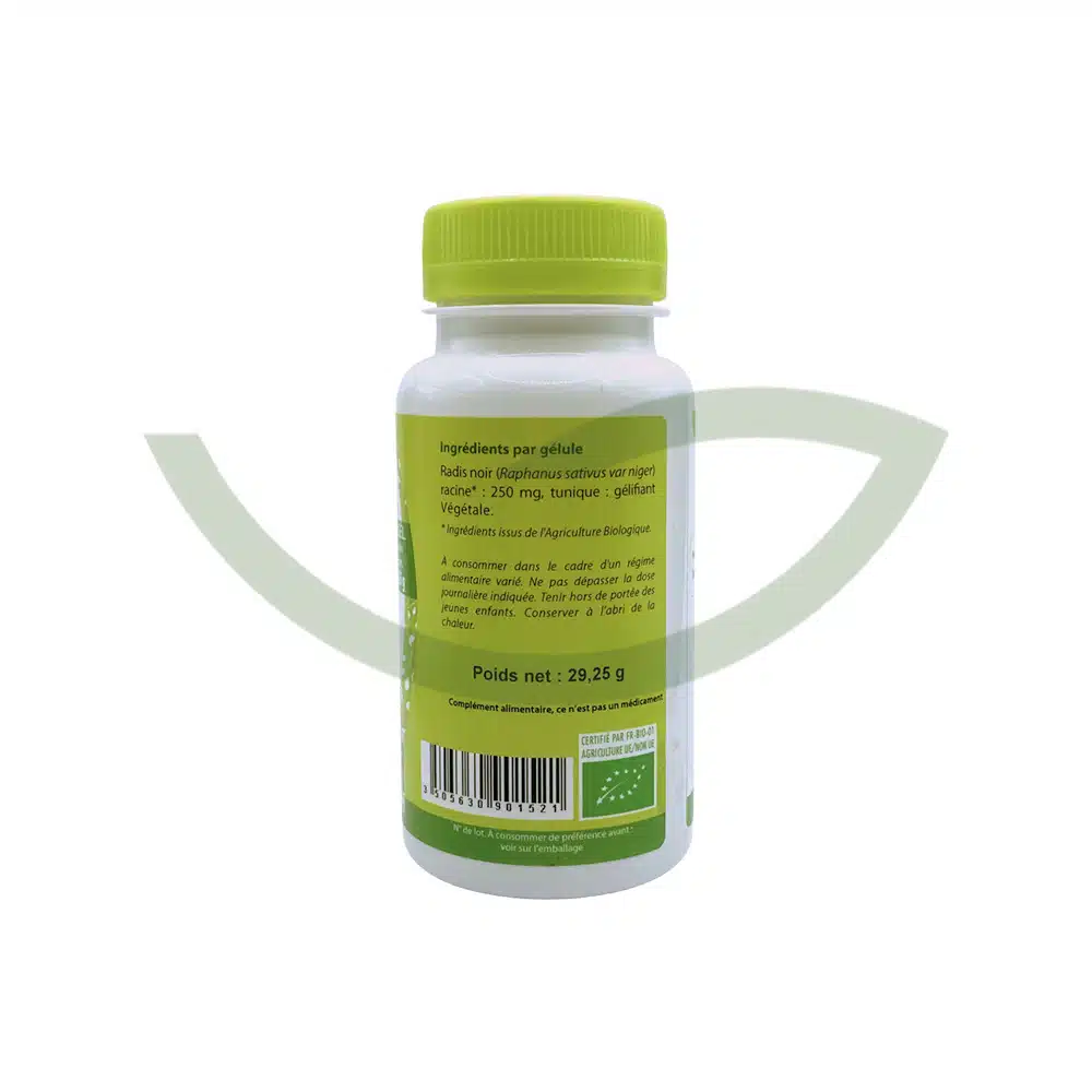 Radis Noir Bio – 90 gélules – MGD – Image 2