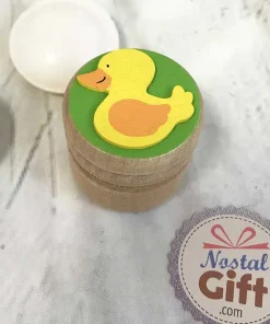 Boite à dents traditionnelle en bois – Canard