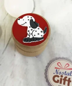 Boite à dents traditionnelle – chien dalmatien