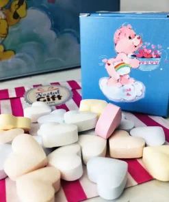 Boîte bonbons coeur dextrose – Les Bisounours (50g)