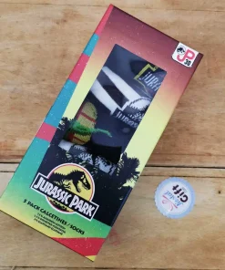 Lot de 5 Paires de chaussettes enfant Jurassic Park – Taille 27/30