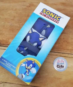 Lot de 5 Paires de chaussettes enfant Sonic – Taille 31/34 – Sonic