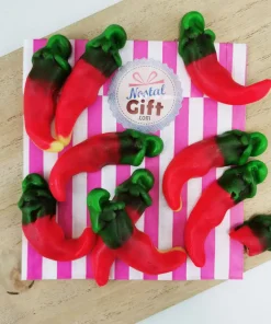 Bonbons Chili gélifiés remplis de gelée piquante goût chili x10 – 100g