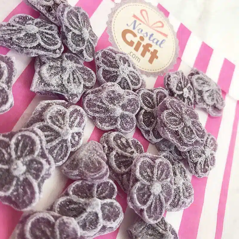 Bonbons Violette – 100g – Fabriqués en France