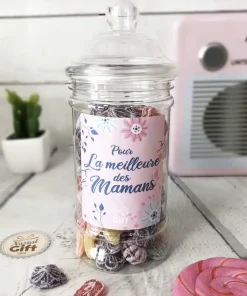 Bonbonnière Maman – 300g mix de bonbons anciens – Pour la meilleure des mamans
