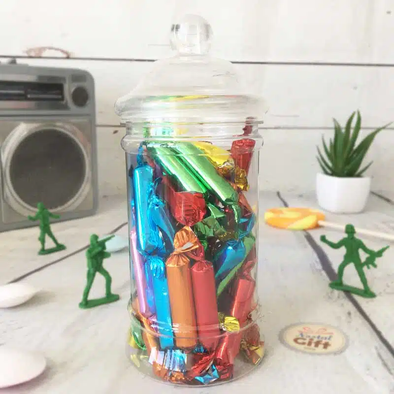 Bonbonnière Papa – 40 minis sucre d’orge – “Joyeux anniversaire papa” – Image 2