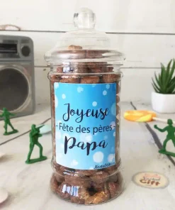 Bonbonnière Papa – Chouchou 300g – “Joyeuse fête des pères Papa”