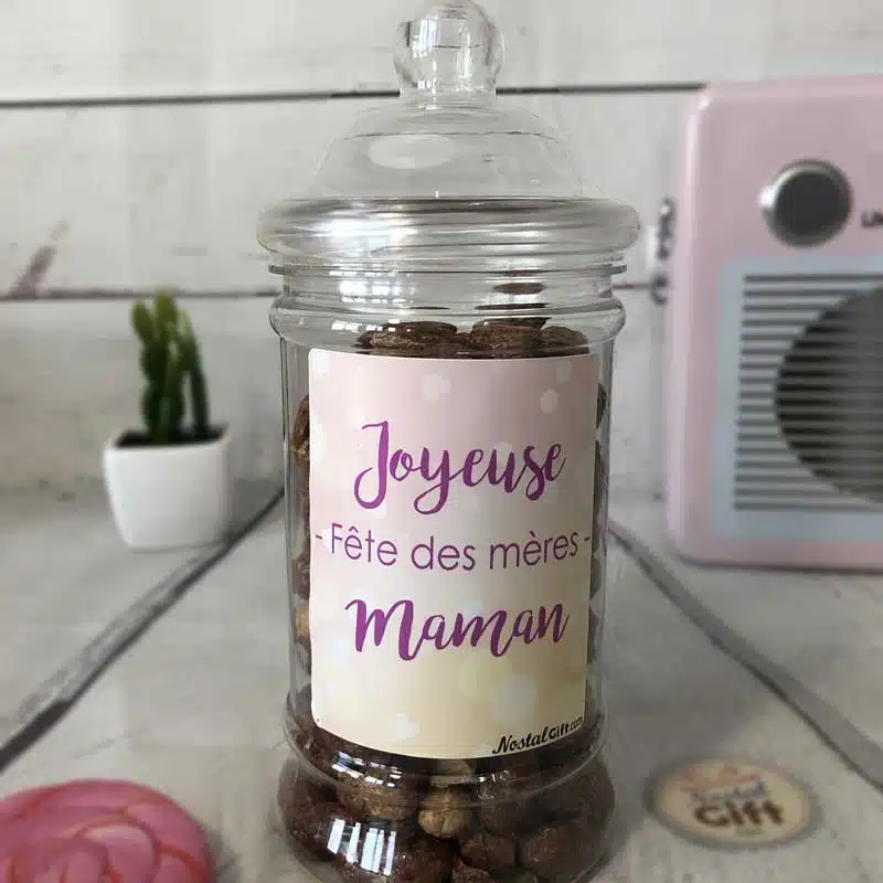 Bonbonnière maman – Chouchou 300g – “Joyeuse fête des mères”