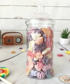 Bonbonnière personnalisée – 300g mix de bonbons anciens – Joyeux anniversaire Papa