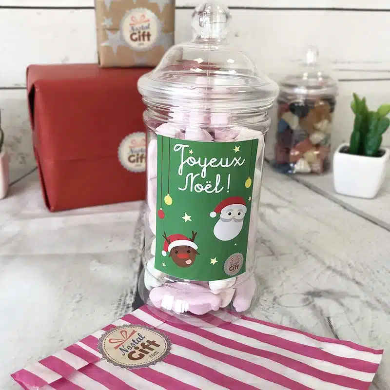 Bonbonnière de bonbons Noël pour enfant – Jesus meringue x 40