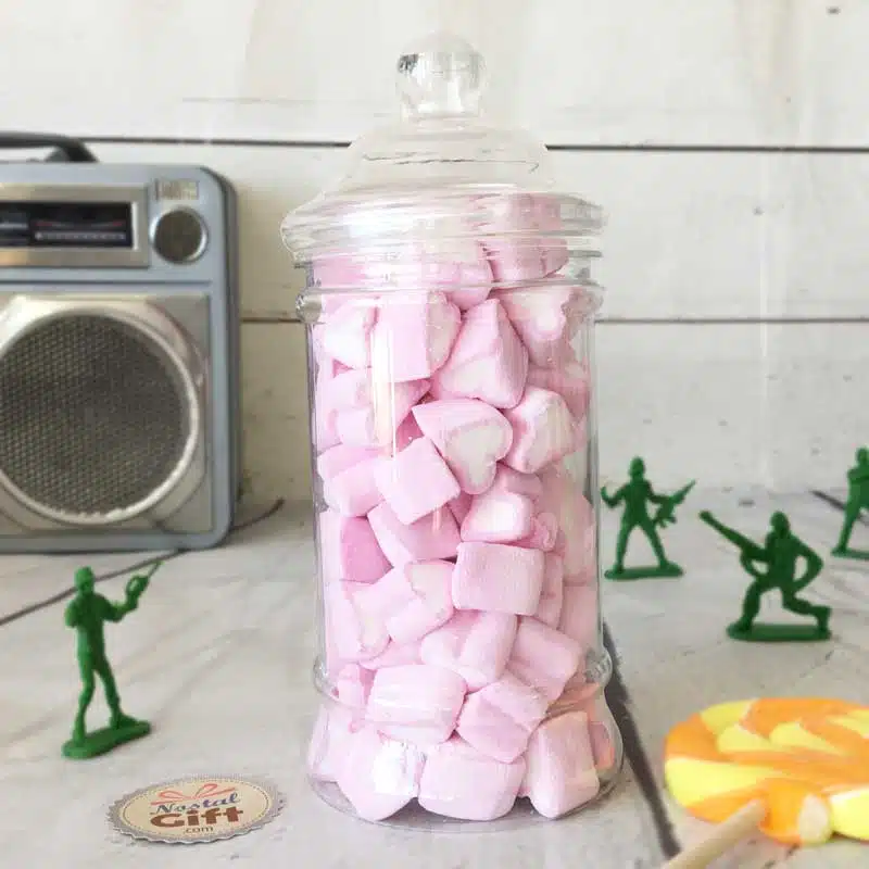 Bonbonnière Papa – 15 cœurs guimauve – “Papa Super-Héros” – Image 2