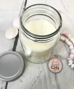 Bougie jar – pour bundle blanche