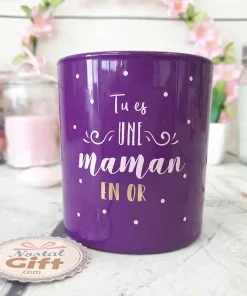 Bougie + Collier surprise inclus “Maman en Or”